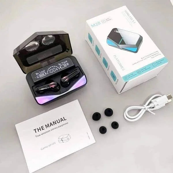 M28 TWS Wireless Gaming Earbuds