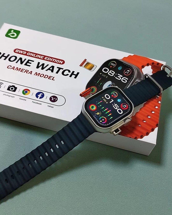 BW9 4G Smartwatch with Camera & Charger