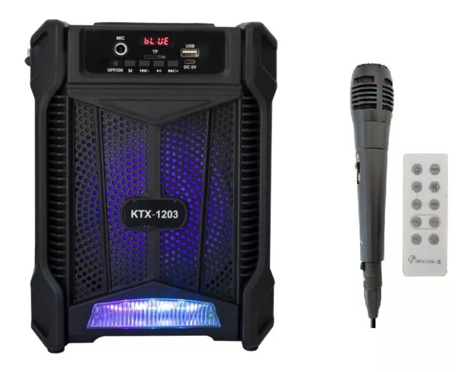 KTX-1203 Bluetooth Wireless Portable Speaker with Mic and Remote Control