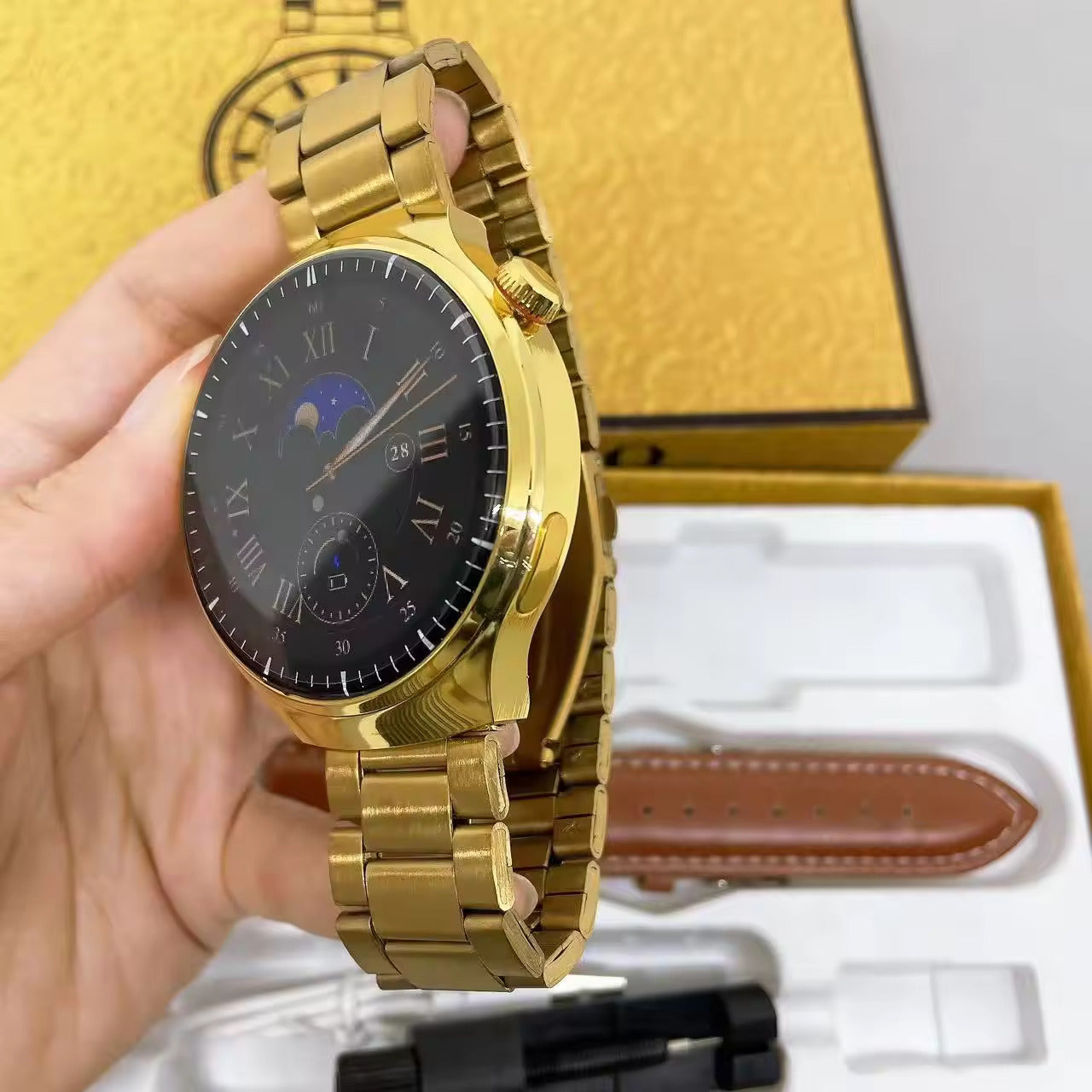 Watch 4pro 2024 Golden smart watch