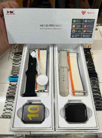 HK10 Pro Max Series 10 Smart Watch With Extra Rolex Chain