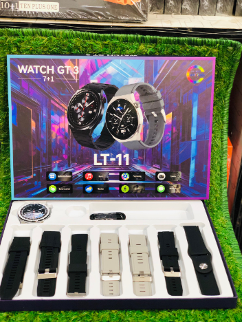 GT3 Round Shape Smart Watch 7 in 1