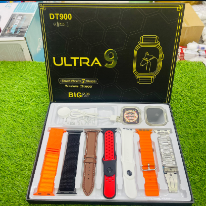 DT900 ULTRA SMART WATCH WITH 7 STRAPS