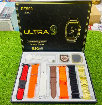 DT900 ULTRA SMART WATCH WITH 7 STRAPS