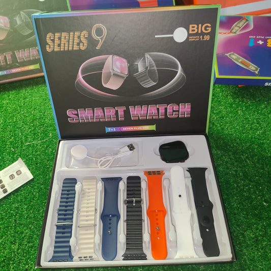 SMART WATCH SERIES 9 WITH 7 STRAPS