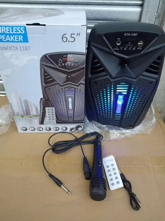 Original KTX-1187 6.5" Bluetooth Wireless Speaker with Mic and Remote