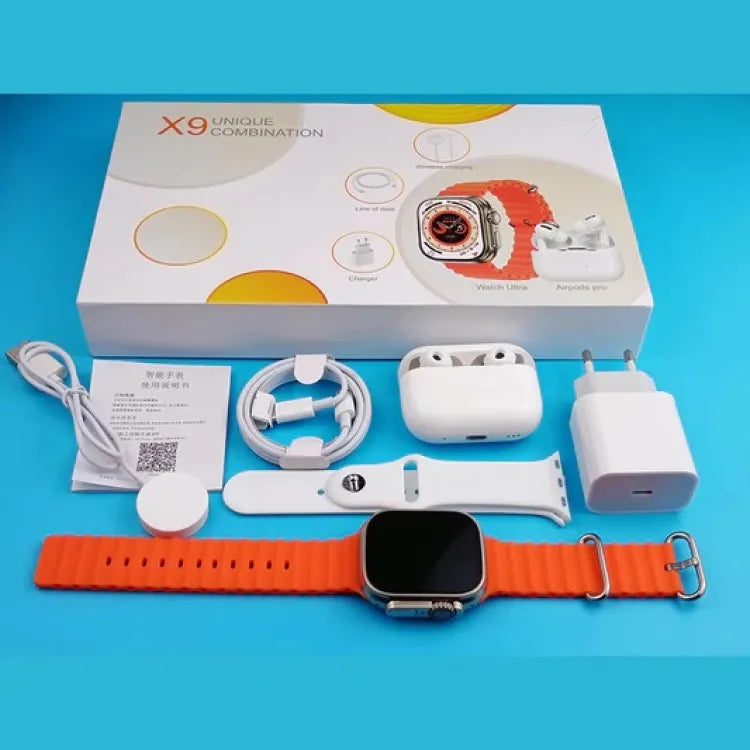 X9 Smart Watch with AirPods Pro 2 Integration