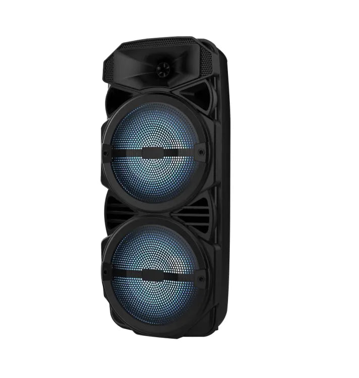 KTS-1745 Dual 8" Bluetooth Speaker with Mic and Remote