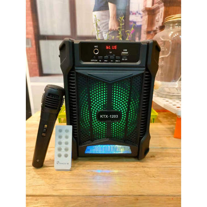 KTX-1203 Bluetooth Wireless Portable Speaker with Mic and Remote Control