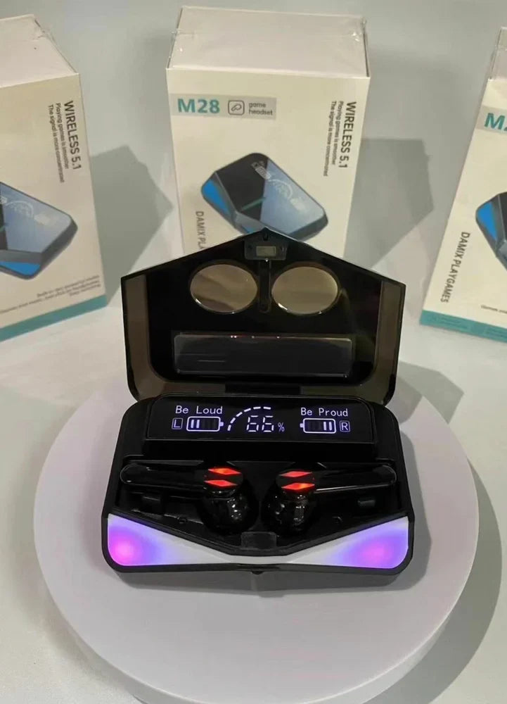 M28 TWS Wireless Gaming Earbuds