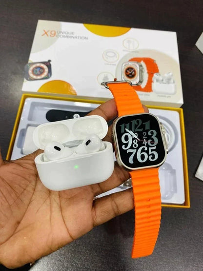 X9 Smart Watch with AirPods Pro 2 Integration